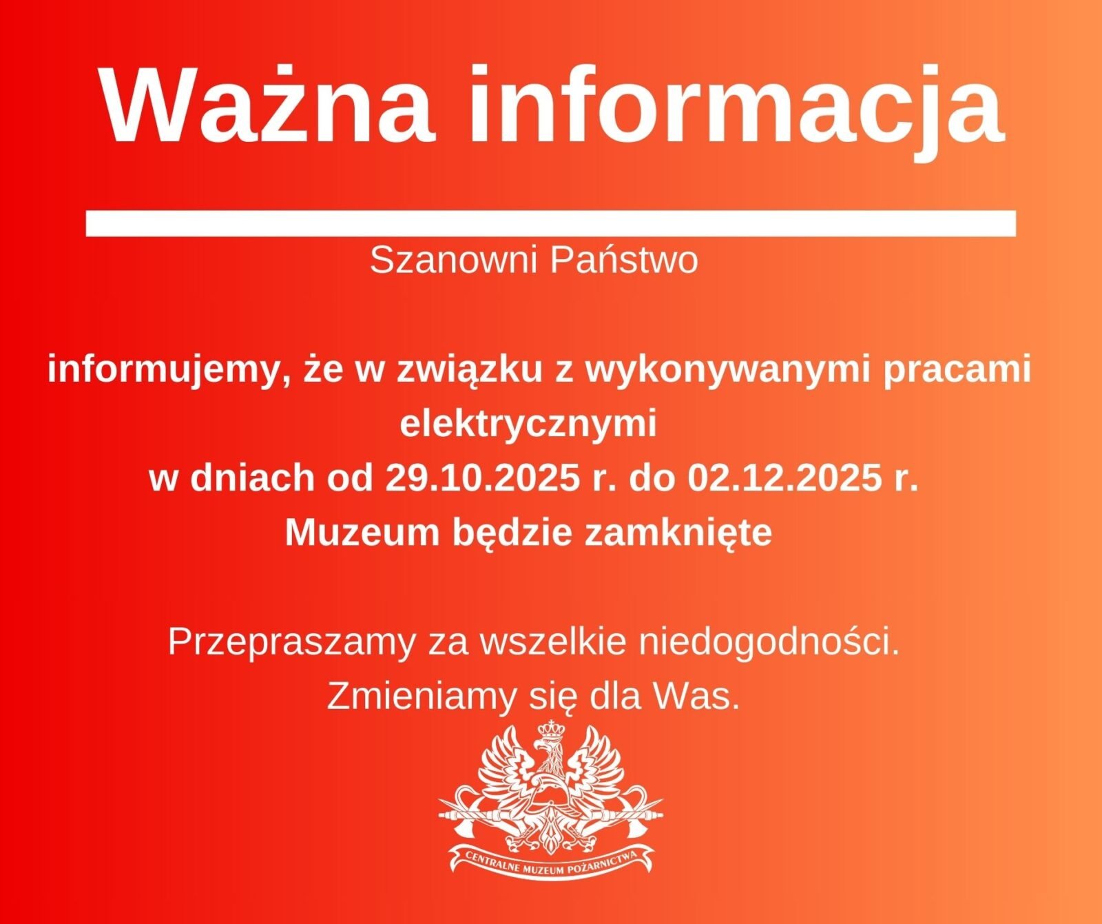 Muzeum nieczynne 30.05(2)